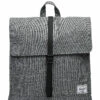 Herschel City Mid Volume Backpacks For Men Raven Crosshatch