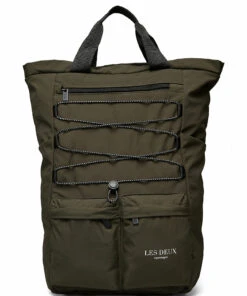 Les Deux Turner Ribstop Tote Backpack Backpacks For Men Olive Night -men bags sale shop lesldm940014 colivenight v522522