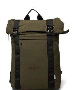 Les Deux Time Ripstop Rolltop Backpack Backpacks For Men Black/white -men bags sale shop lesldm940022 colivenightblack v522100 2