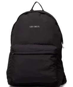 Les Deux Time Ripstop Backpack 2.0 Backpacks For Men Black/white