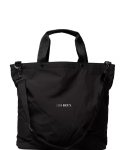 Les Deux Tony Ripstop Tote Bag Carry Bags For Men Black/white -men bags sale shop lesldm940024 cblackwhite v100201 1