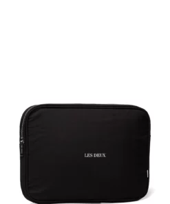 Les Deux Terrence Ripstop Computer Sleeve Laptop Bags For Men Black/white -men bags sale shop lesldm940027 cblackwhite v100201 2