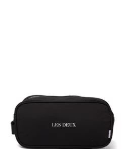 Les Deux Trip Ripstop Wash Bag Toiletry Bags For Men Olive Night/black