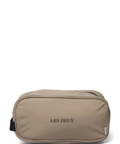 Les Deux Trip Ripstop Wash Bag Toiletry Bags For Men Olive Night/black -men bags sale shop lesldm940030 cdarksandblack v810100