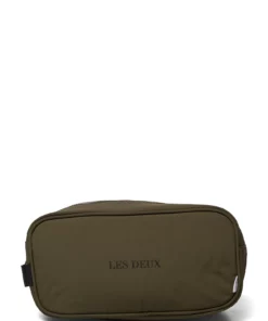 Les Deux Trip Ripstop Wash Bag Toiletry Bags For Men Olive Night/black -men bags sale shop lesldm940030 colivenightblack v522100 1