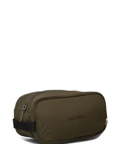Les Deux Trip Ripstop Wash Bag Toiletry Bags For Men Olive Night/black -men bags sale shop lesldm940030 colivenightblack v522100 2
