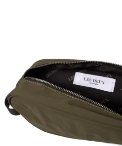 Les Deux Trip Ripstop Wash Bag Toiletry Bags For Men Olive Night/black -men bags sale shop lesldm940030 colivenightblack v522100 6