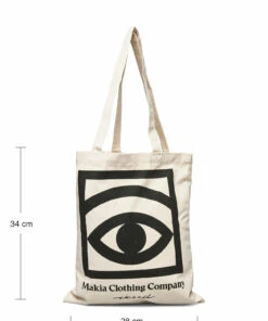 Makia Ögon Tote Bag Carry Bags For Men Ecru -men bags sale shop maku87047 cecru 8