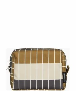 Marimekko Home VILJA PIENI TIILISKIVI COSMETIC BAG Toiletry Bags For Men Dark Grey/ Cinnamon/ Powder -men bags sale shop mhe070895 c4280367149 v2 1