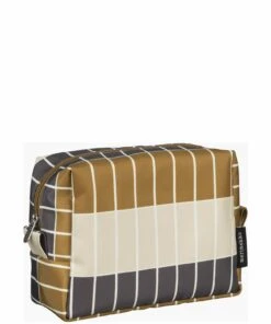Marimekko Home VILJA PIENI TIILISKIVI COSMETIC BAG Toiletry Bags For Men Dark Grey/ Cinnamon/ Powder -men bags sale shop mhe070895 c4280367149 v2 1