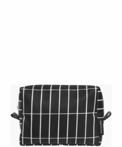 Marimekko Home VILJA PIENI TIILISKIVI COSMETIC BAG Toiletry Bags For Men Dark Grey/ Cinnamon/ Powder -men bags sale shop mhe070895 cblackwhite 2