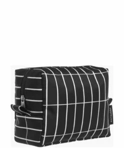 Marimekko Home VILJA PIENI TIILISKIVI COSMETIC BAG Toiletry Bags For Men Dark Grey/ Cinnamon/ Powder -men bags sale shop mhe070895 cblackwhite 3