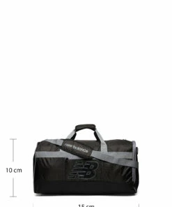 New Balance CORE PERFORMANCE MEDIUM DUFFEL Gym Bags For Men Black/grey -men bags sale shop nbalab11109 cblackgrey 8