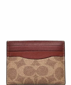 Coach FLAT CARD CASE Wallets & Card Holders For Men Multi