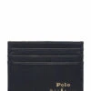 Polo Ralph Lauren Leather Card Case Wallets & Card Holders For Men Black