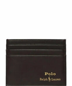 Polo Ralph Lauren Leather Card Case Wallets & Card Holders For Men Black -men bags sale shop raf405803867 cbrown v310022wke