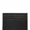 Polo Ralph Lauren Allover Pony Leather Card Case Wallets & Card Holders For Men Black