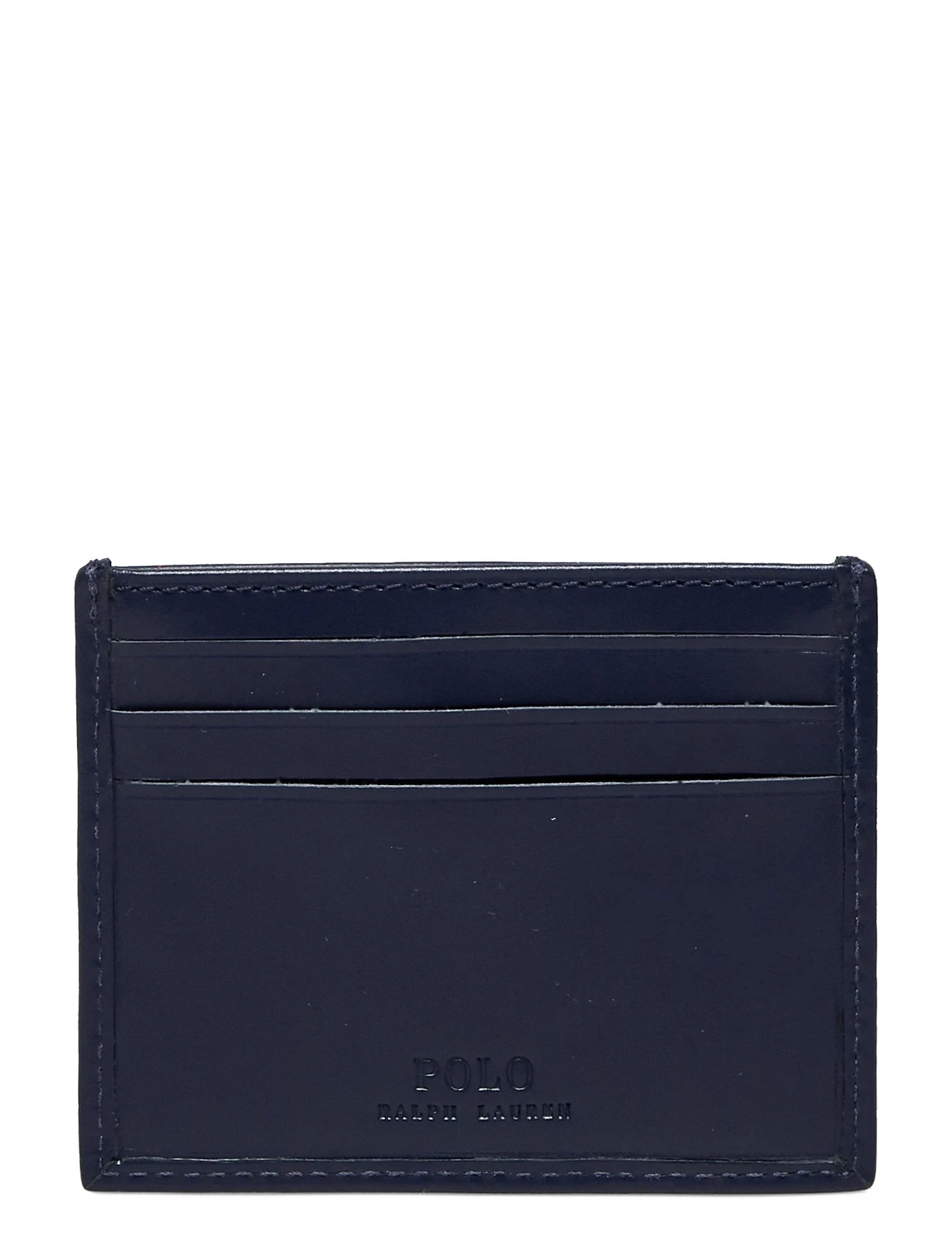 Polo Ralph Lauren Signature Pony Leather Card Case Wallets & Card Holders For Men Navy/multi 2 Polo Ralph Lauren Signature Pony Leather Card Case Wallets & Card Holders For Men Navy/multi - Image 2