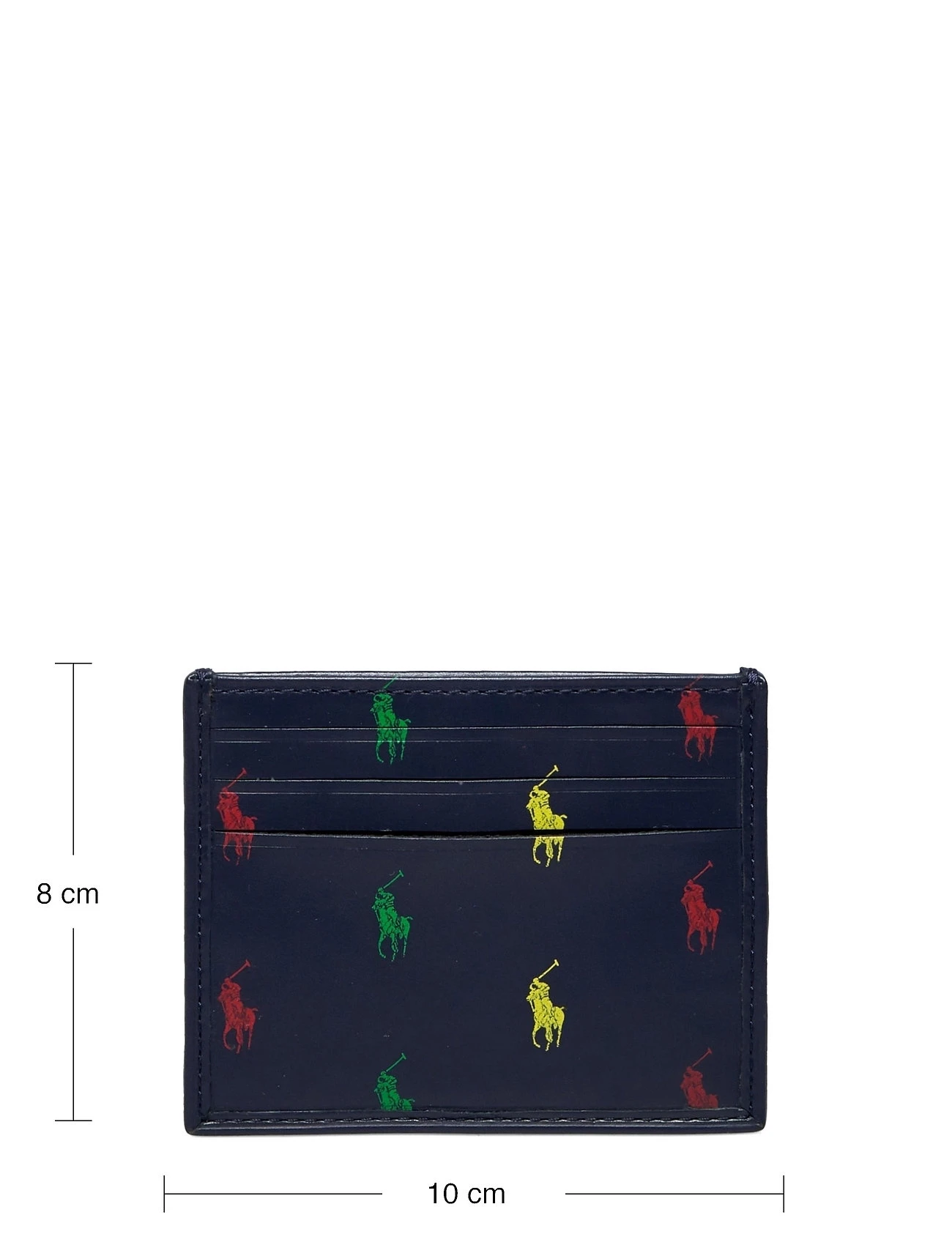 Polo Ralph Lauren Signature Pony Leather Card Case Wallets & Card Holders For Men Navy/multi 4 Polo Ralph Lauren Signature Pony Leather Card Case Wallets & Card Holders For Men Navy/multi - Image 4