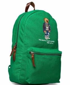 Polo Ralph Lauren Polo Bear Canvas Backpack Backpacks For Men Green 19 Polo Ralph Lauren Polo Bear Canvas Backpack Backpacks For Men Green -men bags sale shop raf405860355 cgreen v10000882wkh 2
