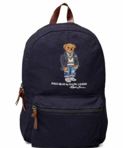 Polo Ralph Lauren Polo Bear Canvas Backpack Backpacks For Men Green