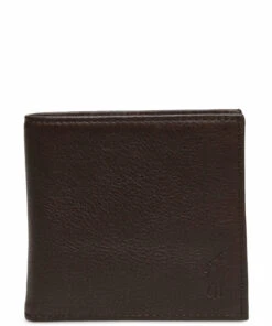 Polo Ralph Lauren Leather Billfold Wallet Wallets & Card Holders For Men Brown