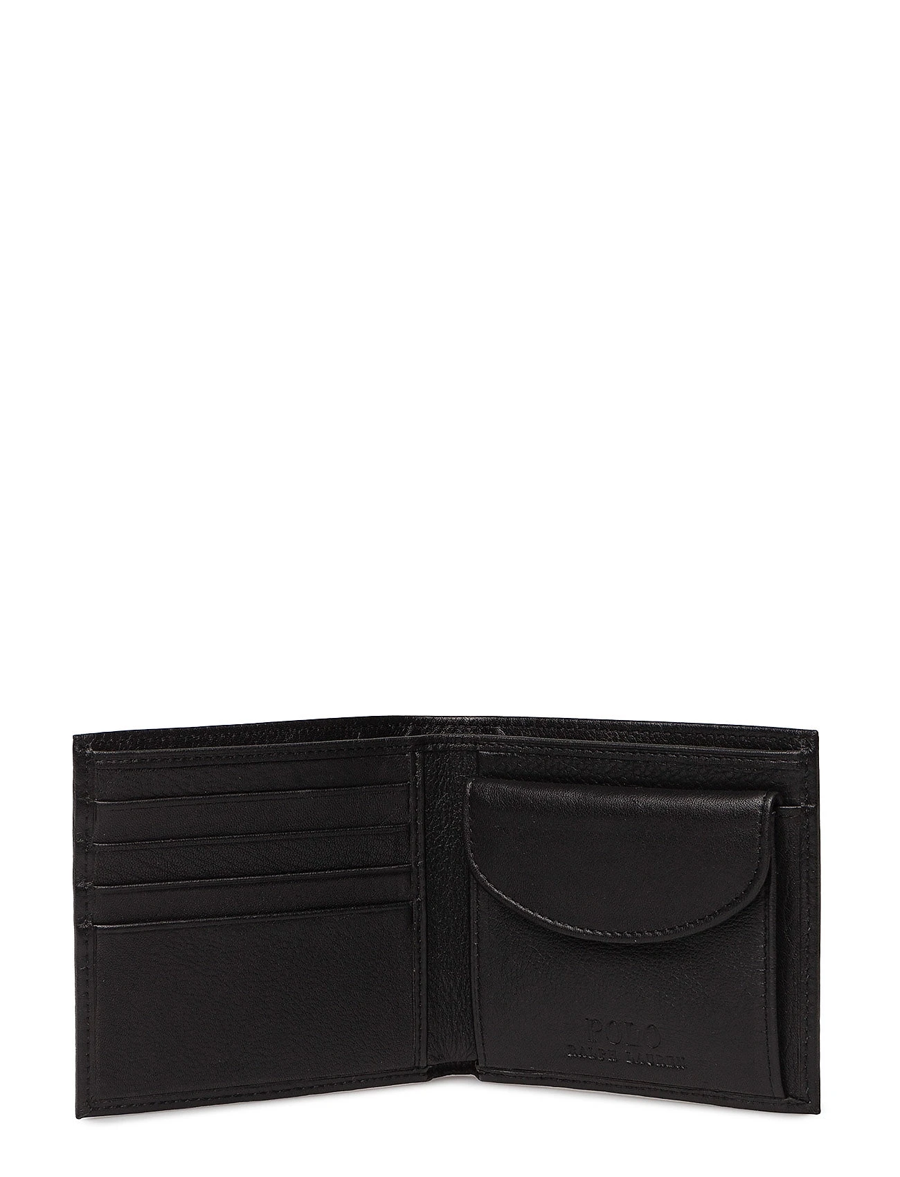Polo Ralph Lauren Coin-Pocket Leather Wallet Wallets & Card Holders For Men Black 4 Polo Ralph Lauren Coin-Pocket Leather Wallet Wallets & Card Holders For Men Black - Image 4