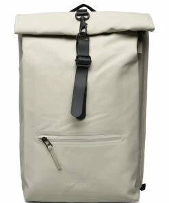 Rains Rolltop Rucksack Backpacks For Men 80 Cement
