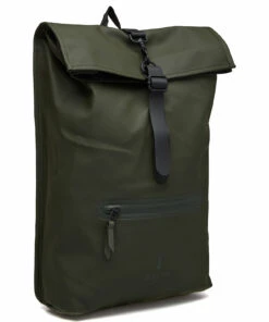 Rains Rolltop Rucksack Backpacks For Men 03 Green -men bags sale shop rai1316 c03green 2