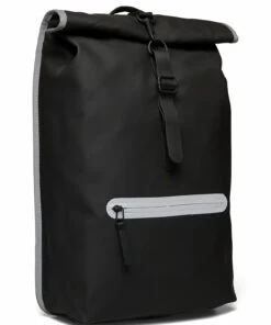 Rains Rolltop Rucksack Reflective Backpacks For Men 70 Black Reflective 7 Rains Rolltop Rucksack Reflective Backpacks For Men 70 Black Reflective -men bags sale shop rai14030 c70blackreflective 2