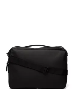 Rains Laptop Bag 15" Shoulder Bags For Men 01 Black