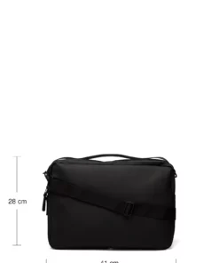 Rains Laptop Bag 15" Shoulder Bags For Men 01 Black -men bags sale shop rai16790 c01black 8