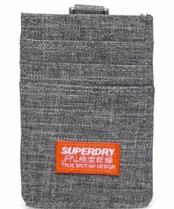 Superdry FABRIC CARD HOLDER Wallets & Card Holders For Men Grey