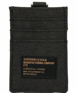 Superdry DETROIT CARD HOLDER Wallets & Card Holders For Men Black -men bags sale shop sdm9810103a cblack 1
