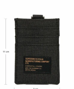Superdry DETROIT CARD HOLDER Wallets & Card Holders For Men Black -men bags sale shop sdm9810103a cblack 8