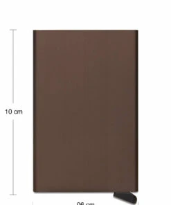 Secrid Cardprotector Wallets & Card Holders For Men Brushed Silver -men bags sale shop seccardprotectorc cbrown 8