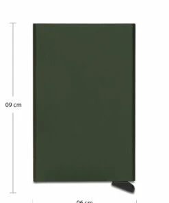 Secrid Cardprotector Wallets & Card Holders For Men Brushed Silver -men bags sale shop seccardprotectorc cgreen 8