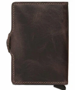 Secrid Twinwallet Wallets & Card Holders For Men Vintage Cognac-silver -men bags sale shop sectwinwallettv cvintagechocolate 1