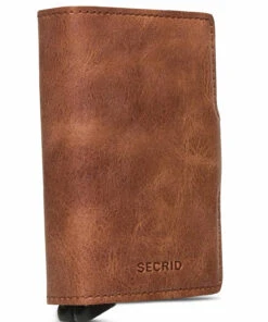 Secrid Twinwallet Wallets & Card Holders For Men Vintage Cognac-silver -men bags sale shop sectwinwallettv cvintagecognacsilver 2