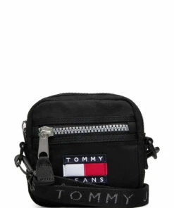 Tommy Hilfiger TJM HERITAGE REPORTER Shoulder Bags For Men Black -men bags sale shop toham0am07143 cblack vbds 1