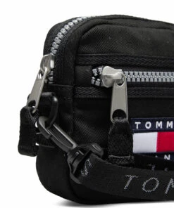 Tommy Hilfiger TJM HERITAGE REPORTER Shoulder Bags For Men Black -men bags sale shop toham0am07143 cblack vbds 3