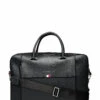 Tommy Hilfiger BUSINESS LEATHER SLIM COMP BAG Laptop Bags For Men Black