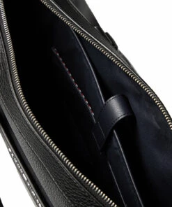 Tommy Hilfiger TH DOWNTOWN SLIM COMPUTER BAG Laptop Bags For Men Black -men bags sale shop toham0am08078 cblack vbds 6