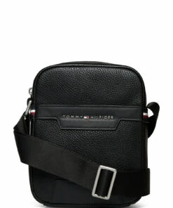 Tommy Hilfiger TH DOWNTOWN MINI REPORTER Shoulder Bags For Men Black -men bags sale shop toham0am08082 cblack vbds 1