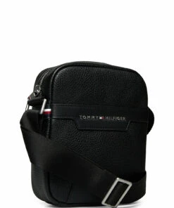 Tommy Hilfiger TH DOWNTOWN MINI REPORTER Shoulder Bags For Men Black -men bags sale shop toham0am08082 cblack vbds 2