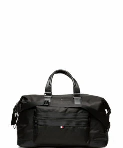 Tommy Hilfiger ELEVATED NYLON B WEEKENDER Weekend Bags For Men Black -men bags sale shop toham0am08100 cblack vbds 1