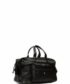 Tommy Hilfiger ELEVATED NYLON B WEEKENDER Weekend Bags For Men Black -men bags sale shop toham0am08100 cblack vbds 2
