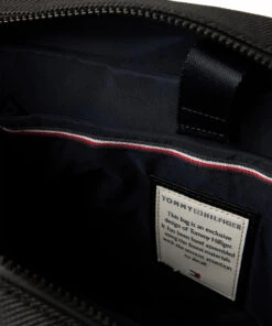 Tommy Hilfiger ELEVATED NYLON B COMPUTER BAG Laptop Bags For Men Black -men bags sale shop toham0am08101 cblack vbds 6