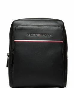 Tommy Hilfiger TH COMMUTER MINI REPORTER Shoulder Bags For Men Black -men bags sale shop toham0am08112 cblack vbds 1