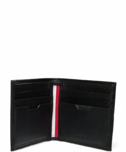 Tommy Hilfiger TH DOWNTOWN MINI CC WALLET Wallets & Card Holders For Men Black -men bags sale shop toham0am08116 cblack vbds 6